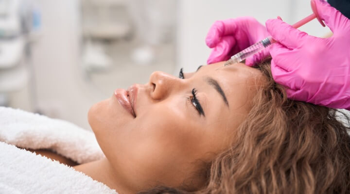 woman getting BOTOX 